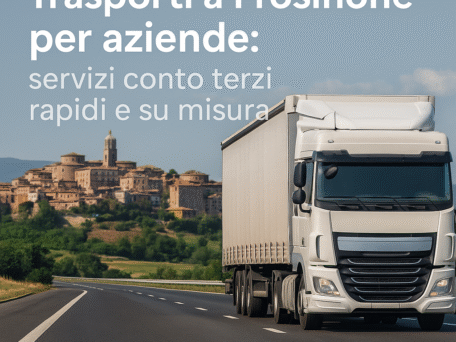 Trasporti a Frosinone per aziende: servizi conto terzi rapidi e su misura